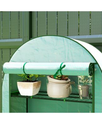 Mini house with Roll-Up Door, Portable house