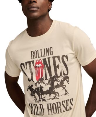 Men's Rolling Stones Horse Printed T-Shirt