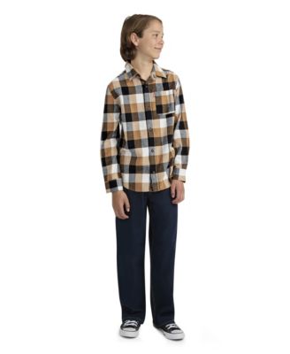 Boys' 8-20 Buffalo Checkered Flannel Long-Sleeve Shirt
