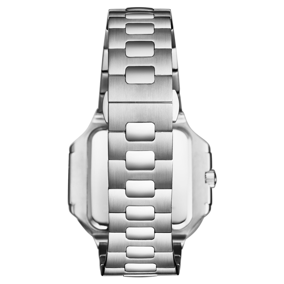 Мужские кварцевые часы Stuhrling Modulus 4064 со стальным браслетом 43мм — фото 3