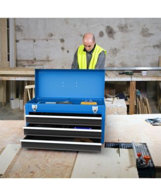 Portable Garage Mechanic Tool Cabinet Box with 3