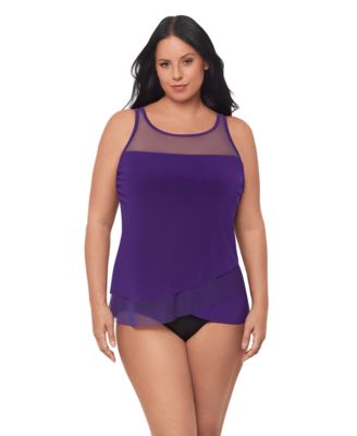 Plus Size Mirage Tankini Top 