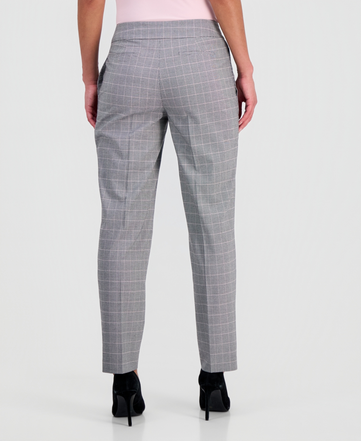 Kasper Women's Plaid Straight Pants