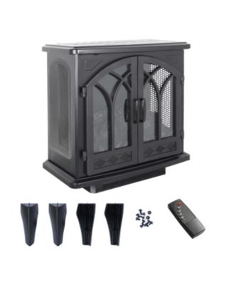 24 inch 3D  Flame Electric Infrared Quartz Fireplace Stove with remote control