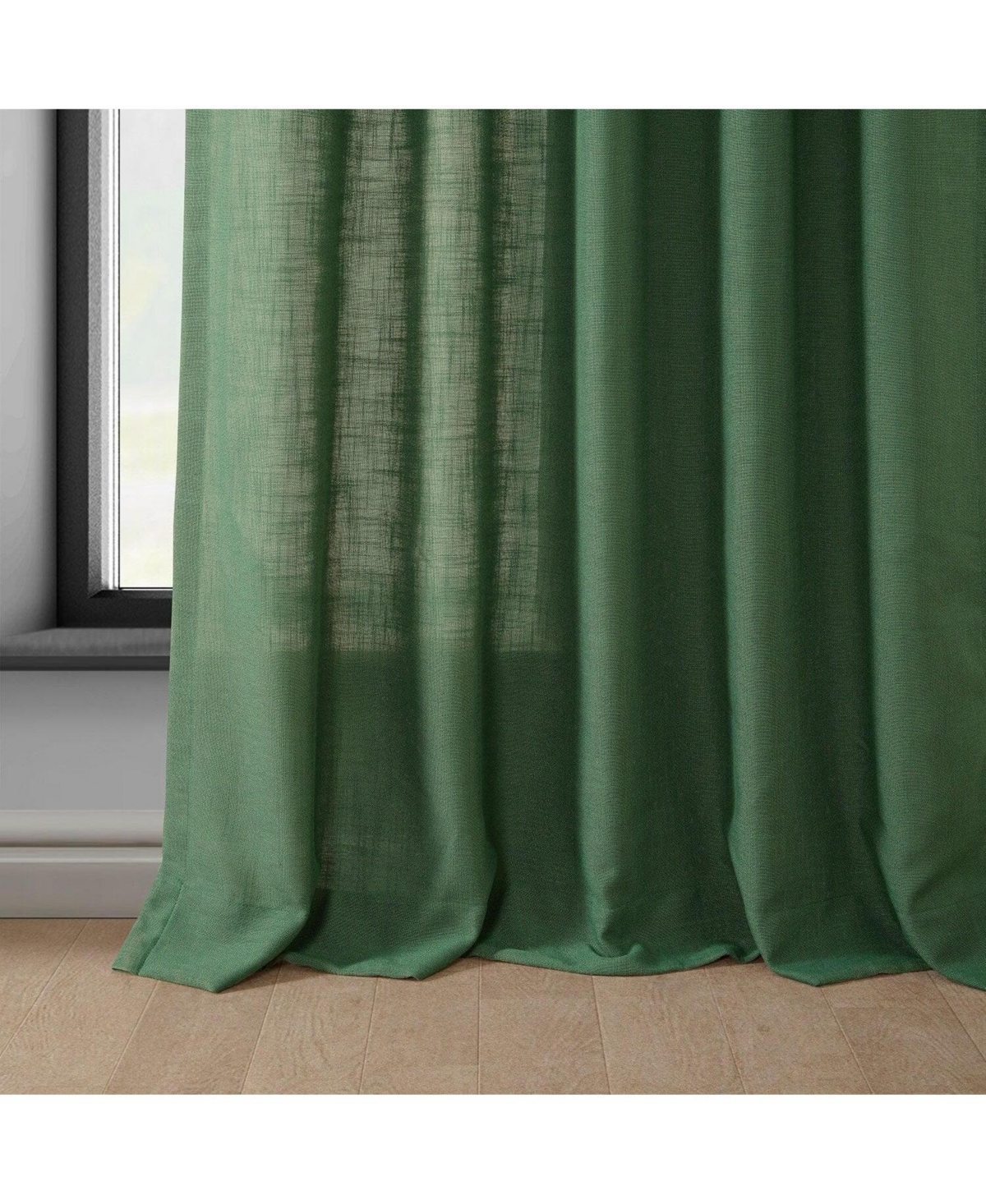Half Price Drapes Classic Faux Linen Curtain