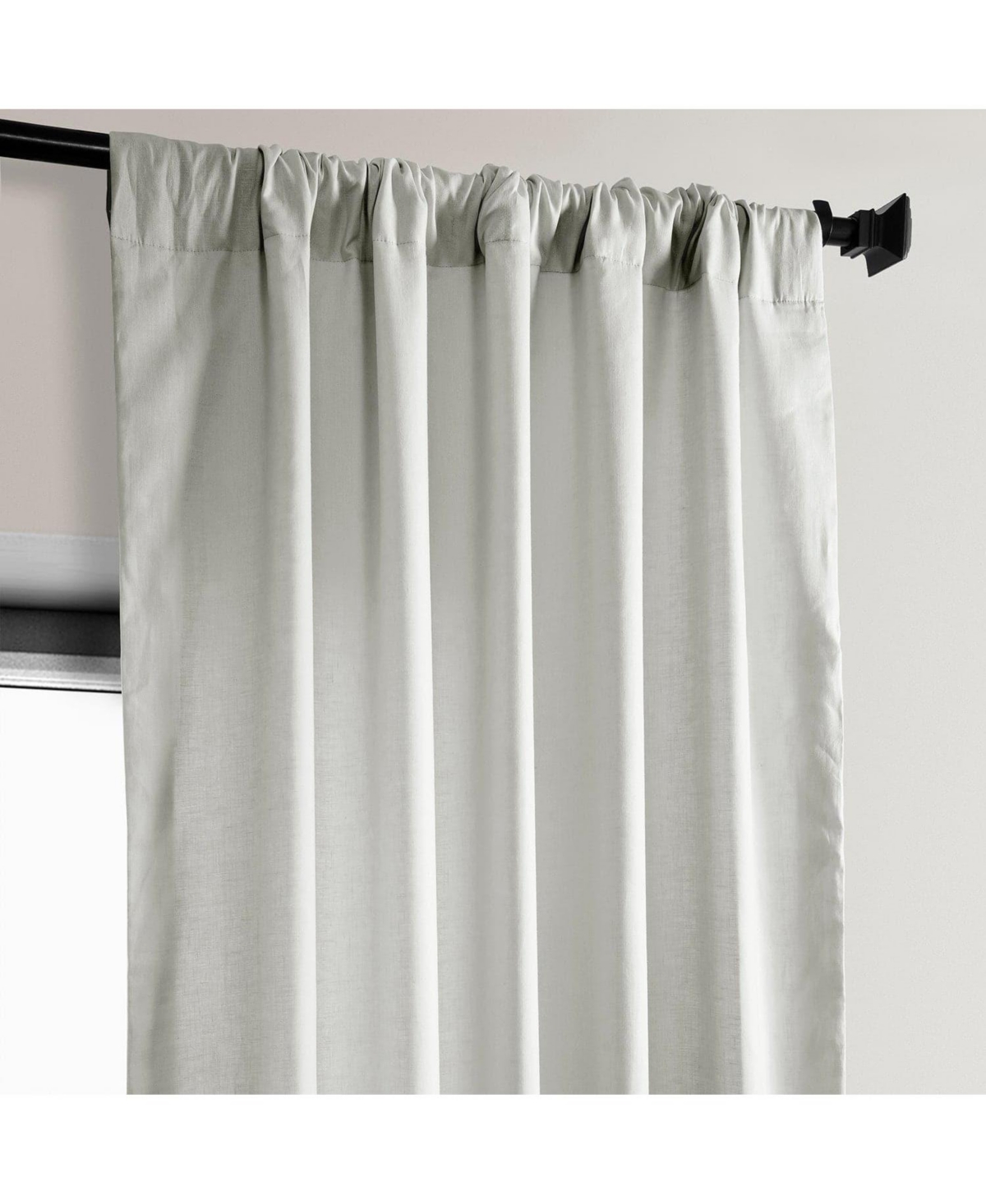 Half Price Drapes Euro Linen Room Darkening Curtain