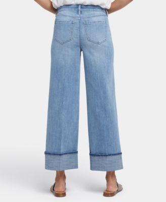 Women's Teresa Wide Leg Cuff Jeans