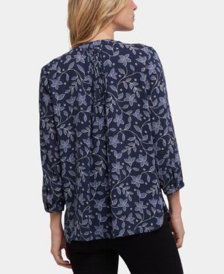 Women's Pintuck Long Sleeve Top