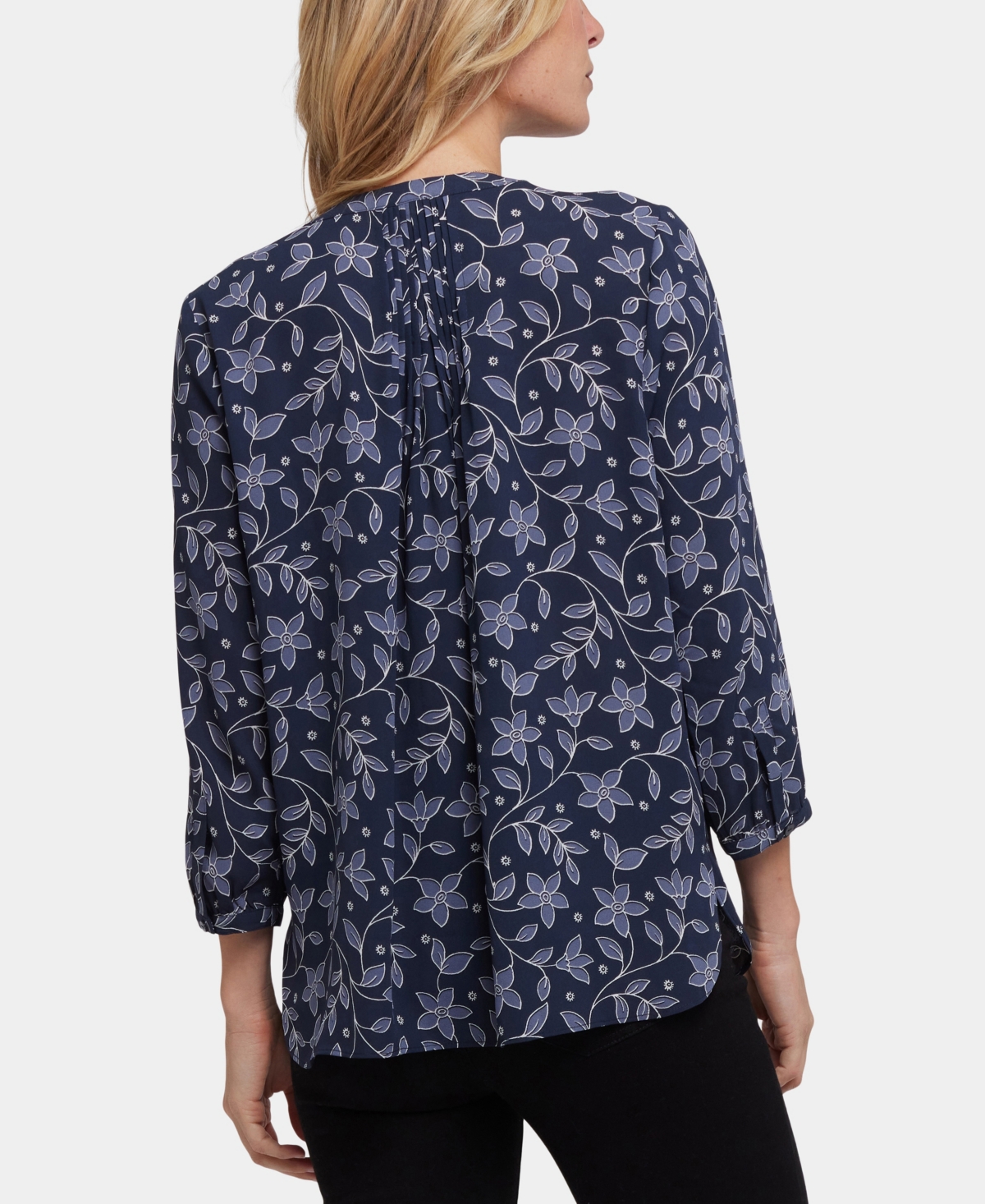 Nydj Women's Pintuck Long Sleeve Top