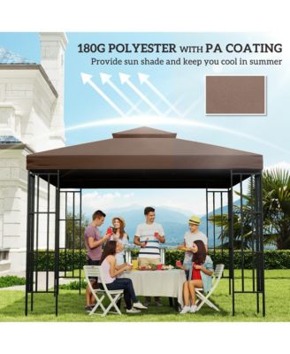 Gazebo Replacement Canopy for 01 -0153, 10' x 10',