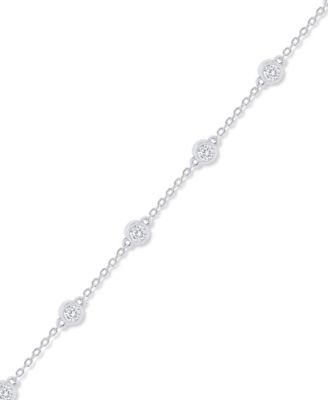 Lab-Grown Diamond Bracelet (1 ct. t.w.) in Sterling Silver (also in 14k Gold Plated Sterling Silver)