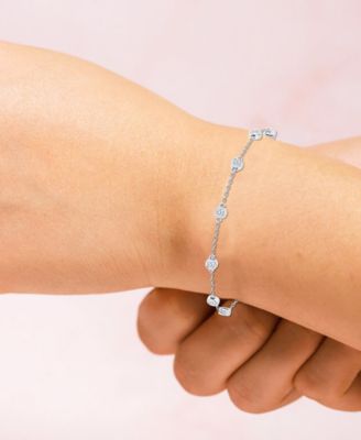 Lab-Grown Diamond Bracelet (1 ct. t.w.) in Sterling Silver (also in 14k Gold Plated Sterling Silver)