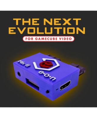EON GCHD MK-II HD Adapter Plug and Play HDMI Converter Video Enhancer for Nintendo Gamecube Console - Platinum