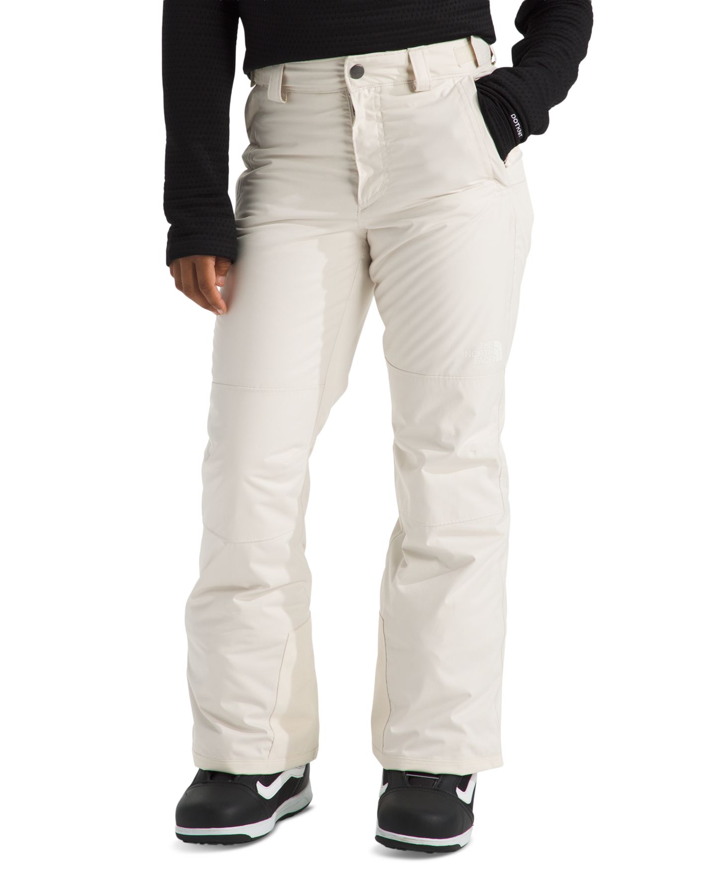 Брюки The North Face Freedom Insulated Zip Fly Pants для девочек, цвет: Белый дюнный — фото 2
