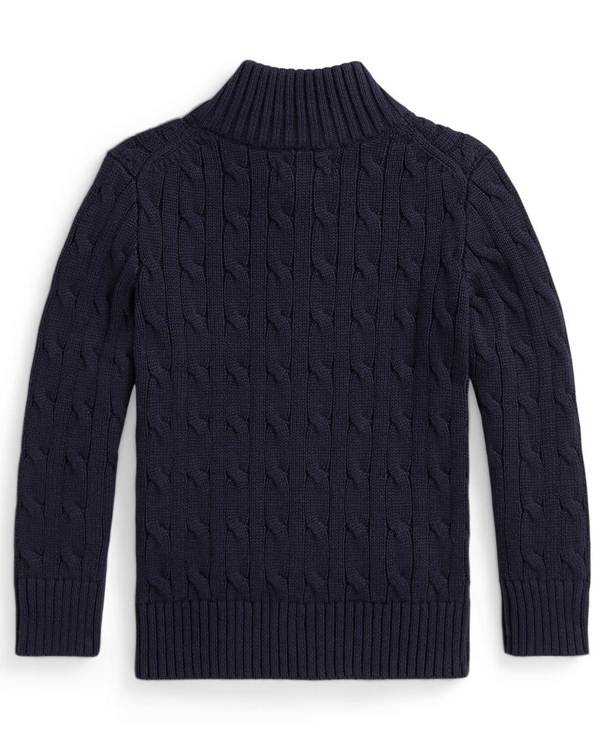 Polo Ralph Lauren Boys 2T-6 Cable-Knit Full-Zip Sweater