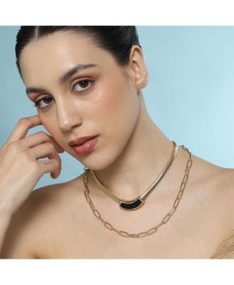 Women's The Sylvan-Snakechain Multi-Layer Necklace - California Gold