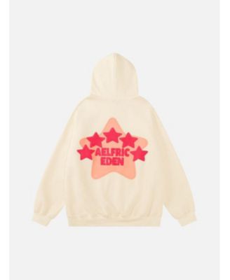 Women's Vintage Embroidery Eden Star Pullover Hoodie