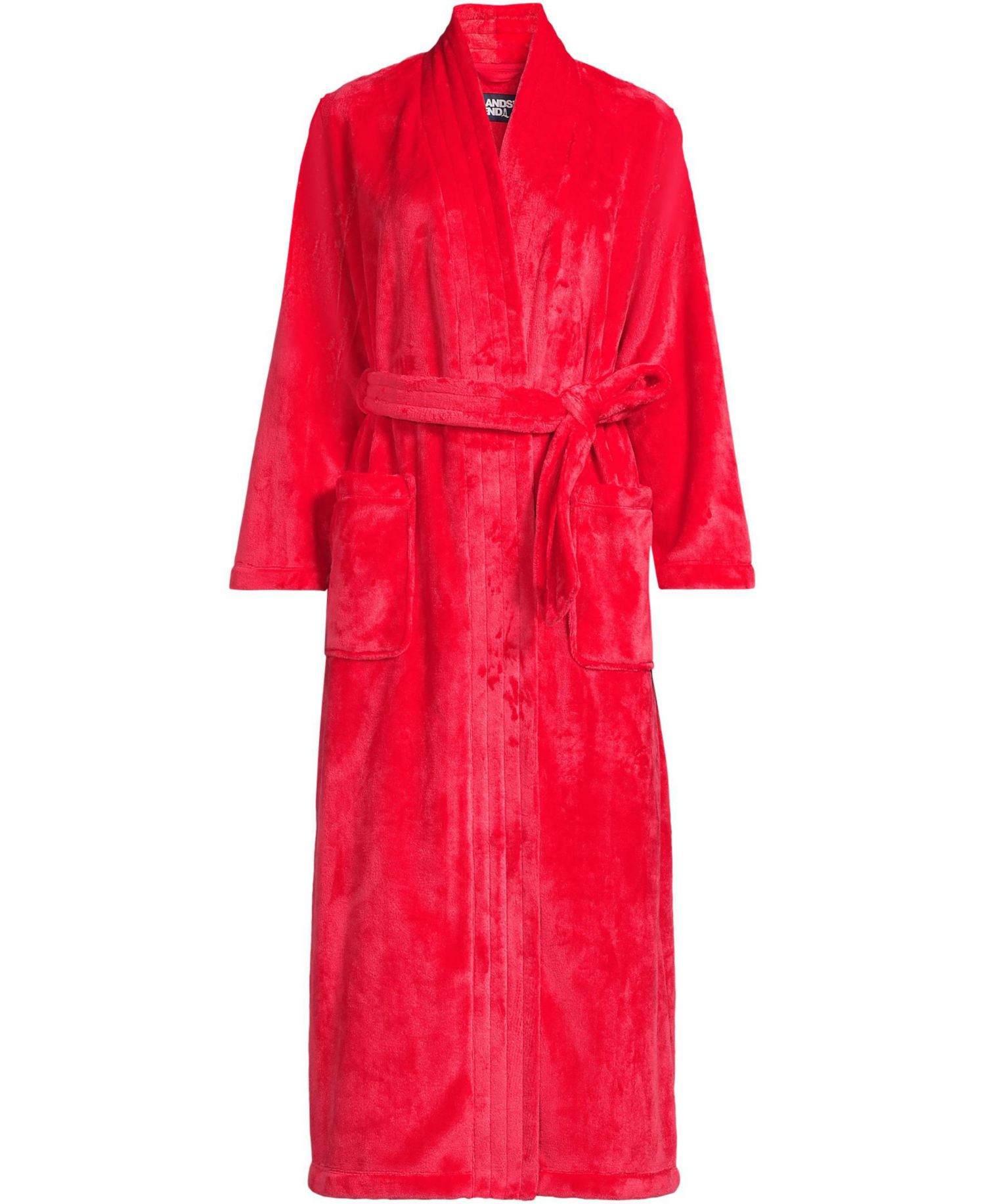 Women's Cozy Plush Long Wrap Robe