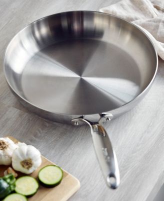 Stainless Steel 12" Valencia Pro Uncoated Frypan
