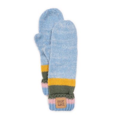 Women's Eyelash Mixed Ribbed Mitten