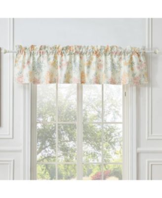 Chloe Light Filtering Semi Sheer 3" Rod Pocket Window Valance 84" x 16" Pastel