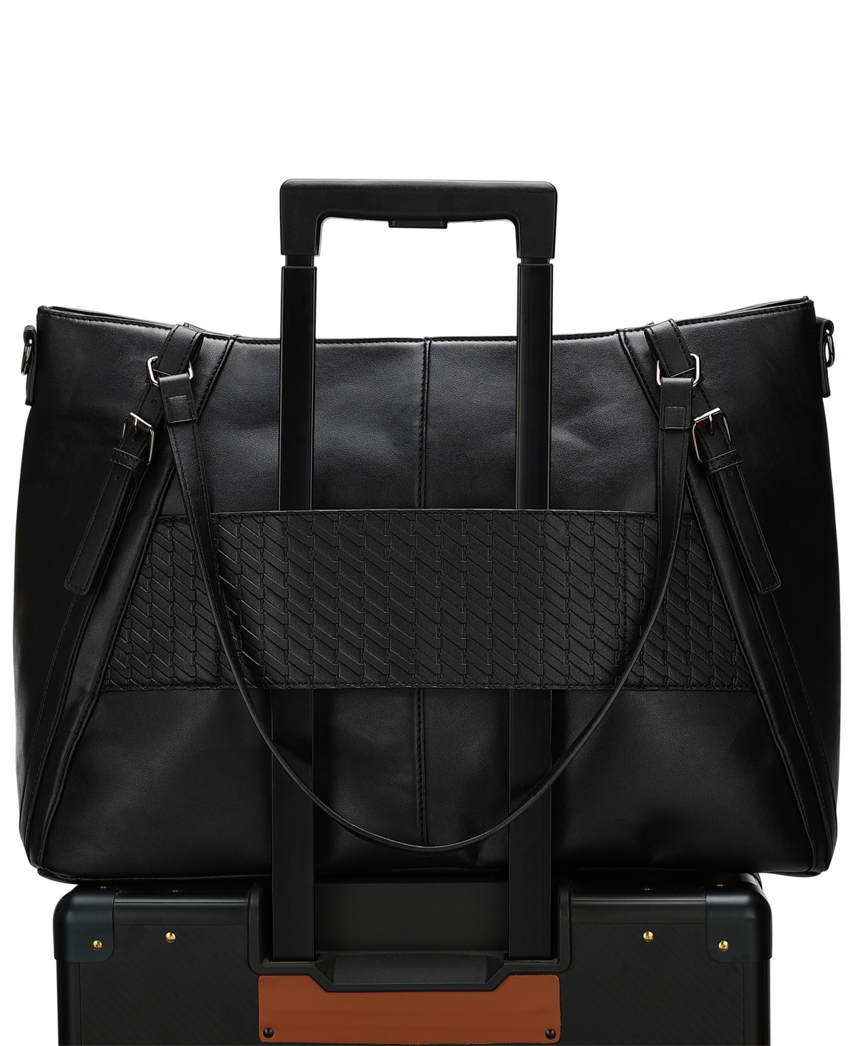 Elle Leisure Luxe 13" Weekender Tote Bag In Black