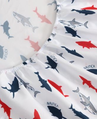 Branson Sharks Microfiber 4-Pc. Sheet Set, Queen