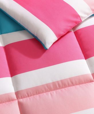 Cru Stripe Microfiber 3-Pc. Comforter Set, Twin