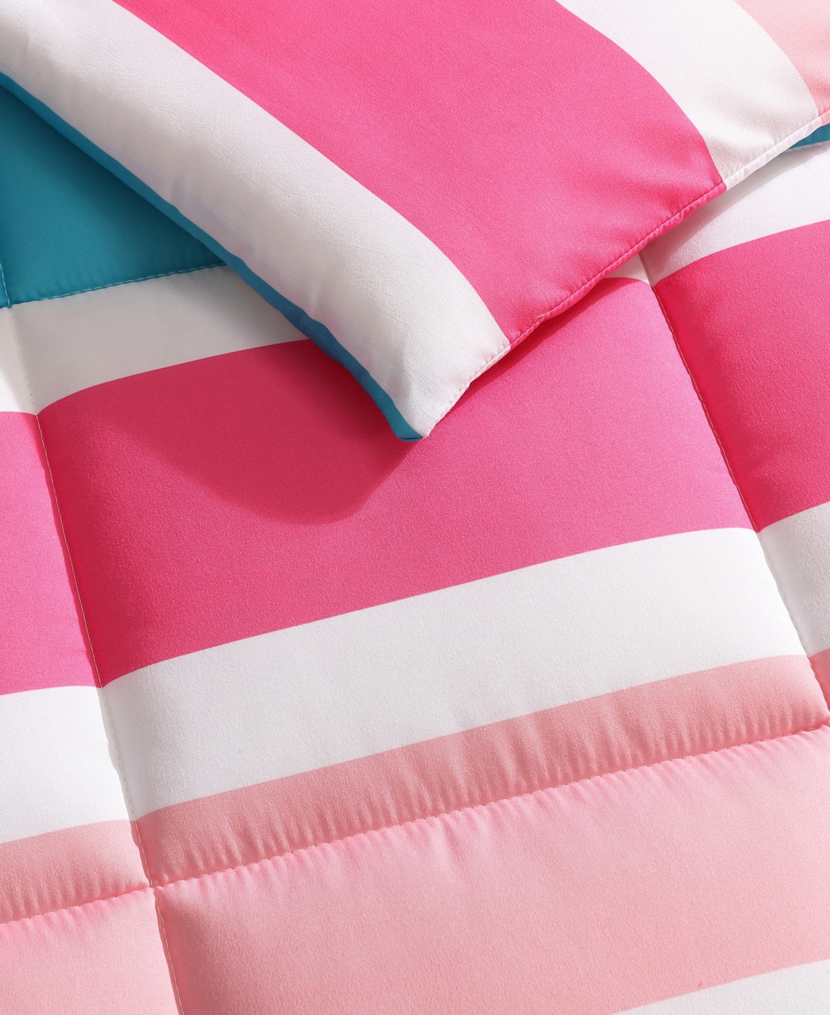 Nautica Cru Stripe Microfiber 3-Pc. Comforter Set, Twin