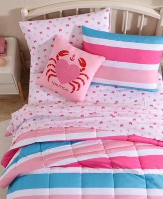 Cru Stripe Microfiber 4-Pc. Comforter Set, Full/Queen