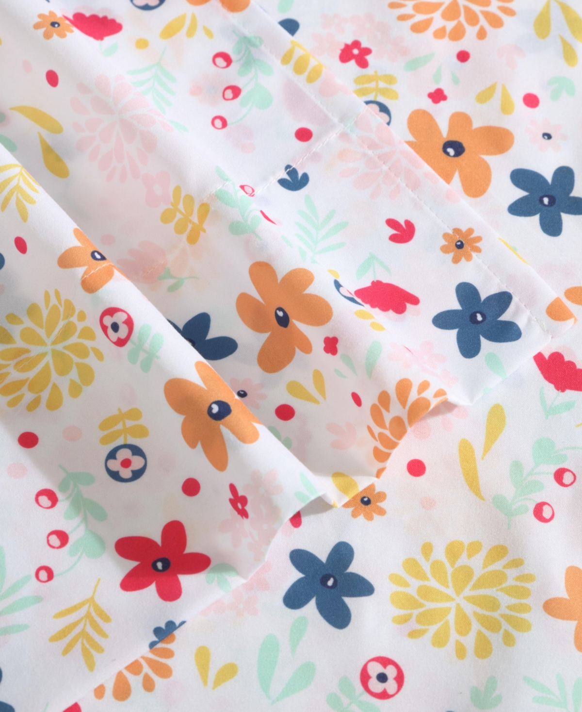 Eddie Bauer Colorful Floral Microfiber -Pc. Sheet Set