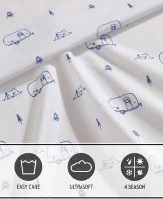 Travel Trailer Microfiber 4-Pc. Sheet Set, Full