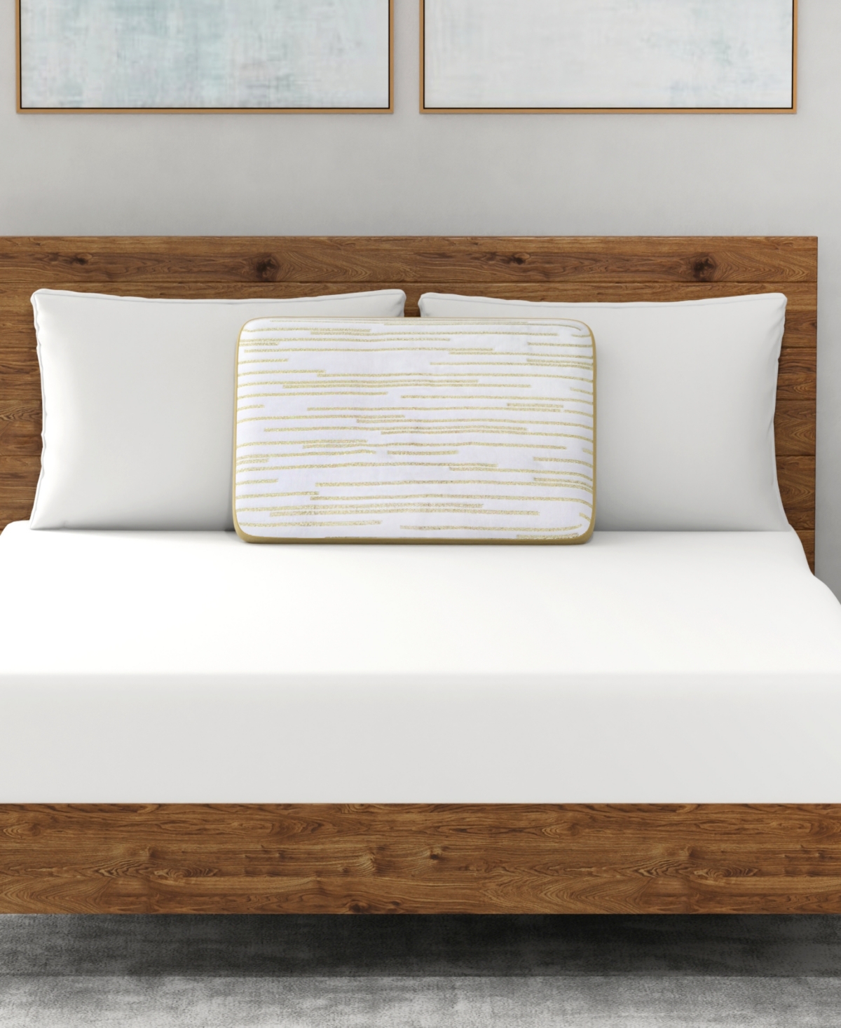 ProSleep Beautifully Cool Supreme Cooling Comfort Gusseted Memory Foam Pillow, Standard