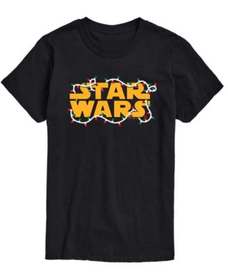 AIRWAVES - Men's Star Wars Christmas Lights Logo Short-Sleeve Graphic T-Shirt
