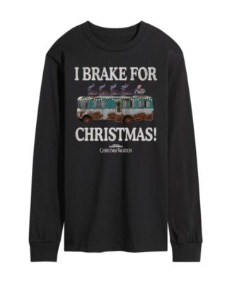 AIRWAVES - Men's I Brake For Christmas Long-Sleeve Graphic T-Shirt