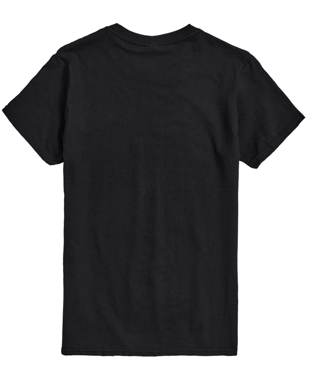 Airwaves Men's Crewneck Christmas Graphic T-shirt In Black