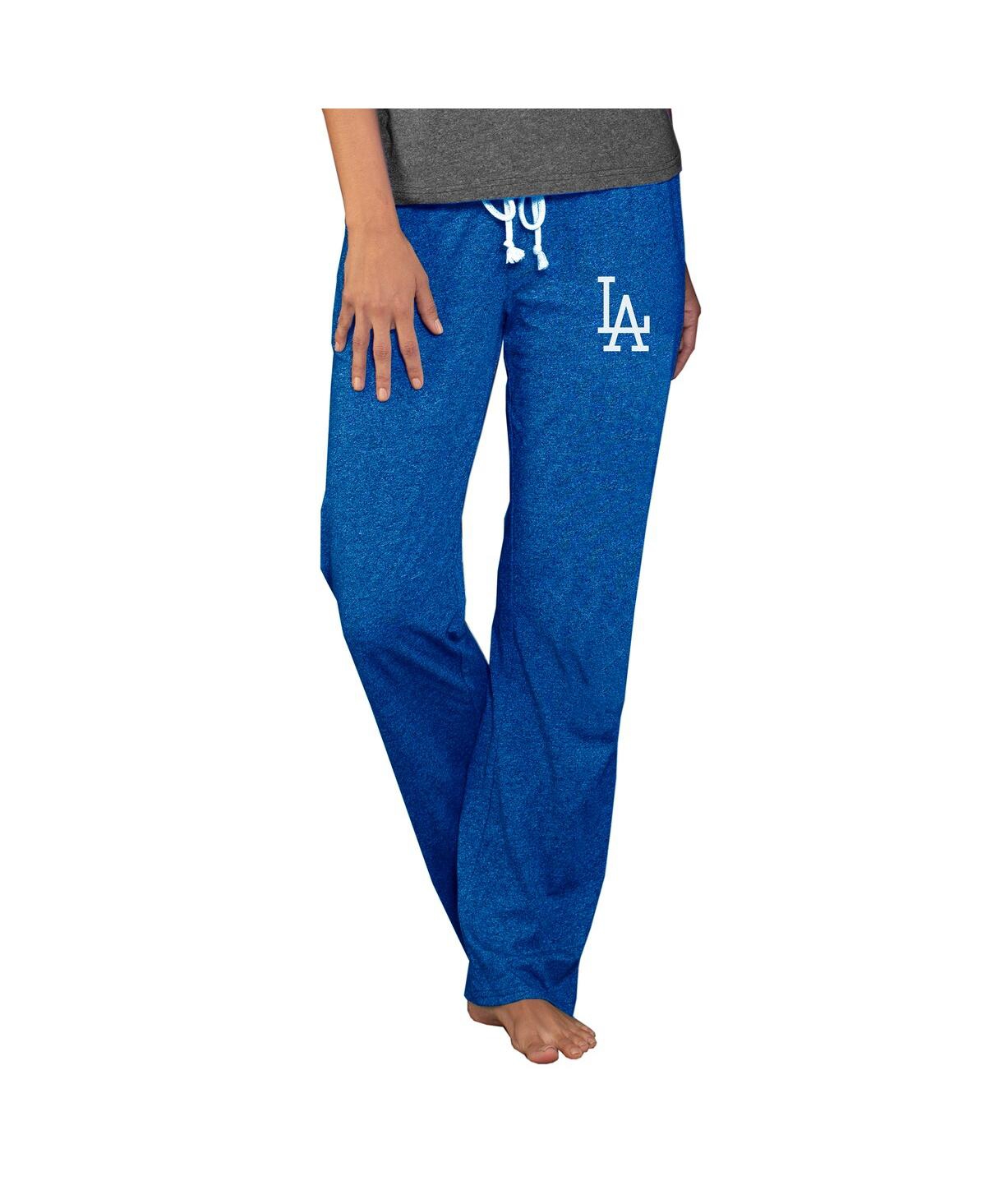 Concepts Sport Los Angeles Dodgers Women's Cooperstown Quest Knit Pants In Blue