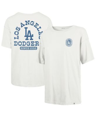 '47 Brand - Women's Natural Los Angeles Dodgers Back Canyon Sadie T-Shirt