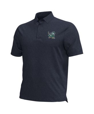 Men's Navy Notre Dame Fighting Irish Hockey Leprechaun Drive Aura Polo Shirt