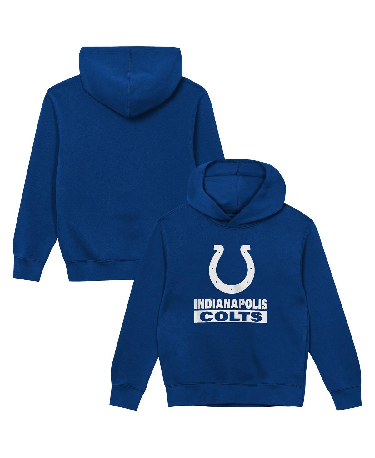 Outerstuff Toddler Royal Indianapolis Colts Back to Basics Hoodie