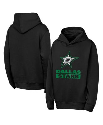 Outerstuff - Big Boys and Girls Black Dallas Stars Back to Basics Hoodie