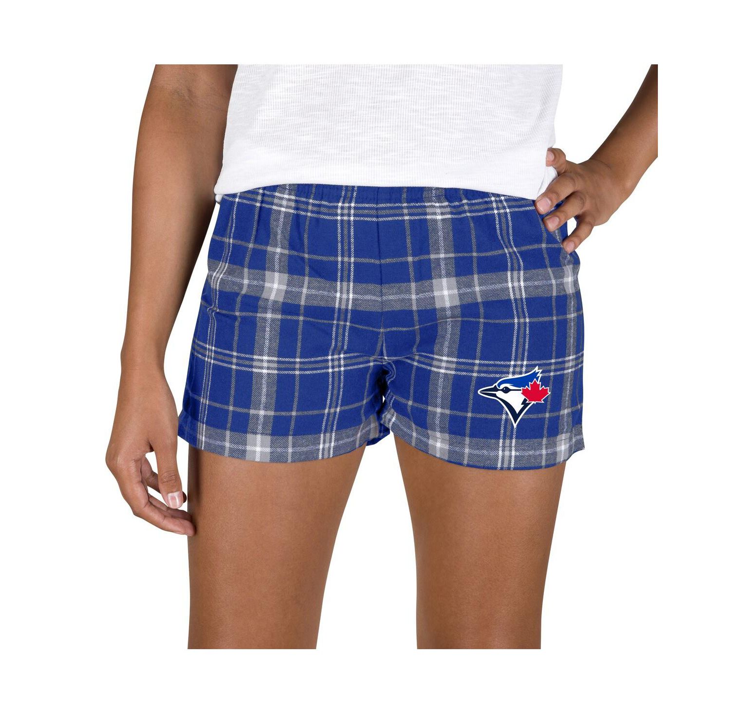 Women's Royal/Gray Toronto Blue Jays Ultimate Flannel Shorts