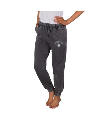 Concepts Sport - Women's Charcoal Los Angeles Dodgers Mist French Terry Jogger Pants
