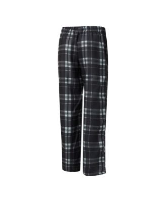 Women's 2-Piece Heather Gray/Black Las Vegas Raiders Regulate Plaid Tank Top and Pants Sleep Set