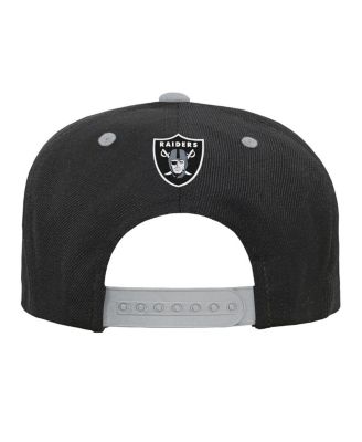 Big Boys and Girls Black Las Vegas Raiders Team Gradient Deadstock Snapback Hat