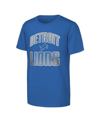 Big Boys and Girls 2-Pack Blue Detroit Lions Never Quit T-Shirt Set