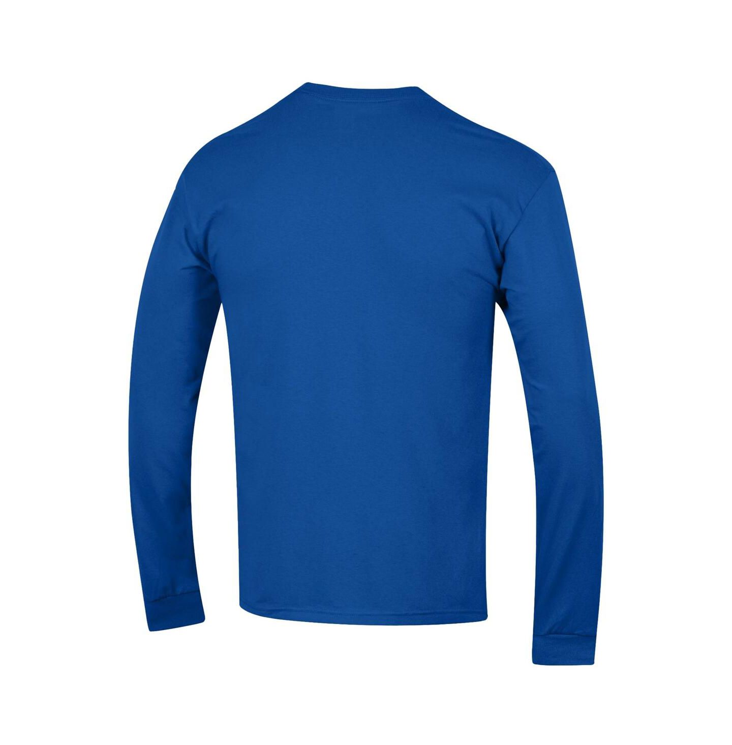 Мужская футболка Champion Royal Florida Gators Arch Over Logo 2-Hit Long Sleeve — фото 2