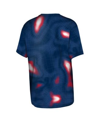 Big Boys and Girls Navy Houston Texans End Zone Dri-Tek T-Shirt