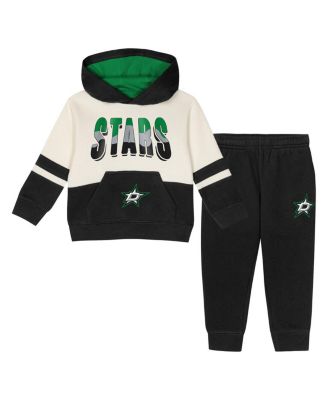 Outerstuff - Toddler Black Dallas Stars Chants and Cheers Fleece Hoodie and Pants Set
