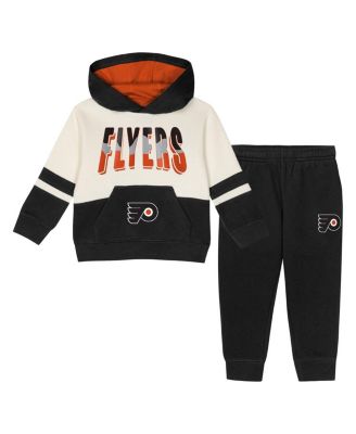 Outerstuff - Toddler Black Philadelphia Flyers Chants and Cheers Fleece Hoodie and Pants Set